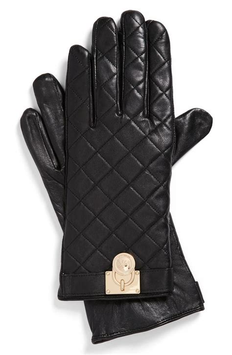 michael kors gloves nordstrom rack|Michael Kors women's leather gloves.